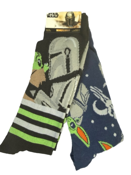 Hyp Other - Star Wars Mandalorian Grogu Baby Yoda Men’s Socks 2 Pair Set NWT